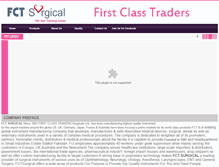 Tablet Screenshot of fctsurgical.com